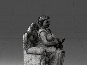 grandmother in chair 0477 3d print ready 3D-Druckmodell