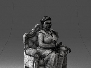 grandmother in chair 0477 3d print ready 3D-Druckmodell