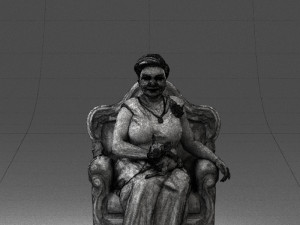grandmother in chair 0477 3d print ready 3D-Druckmodell