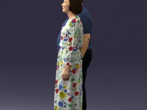 elderly couple 0491 3D Model