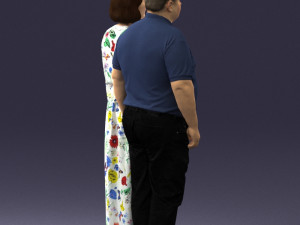 elderly couple 0491 Modelo 3D