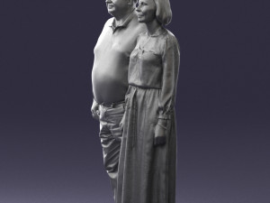 elderly couple 0491 Modelo 3D