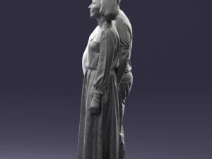 elderly couple 0491 3D Model