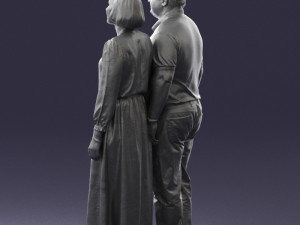 elderly couple 0491 Modelo 3D