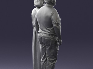 elderly couple 0491 Modelo 3D