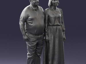 elderly couple 0491 Modelo 3D