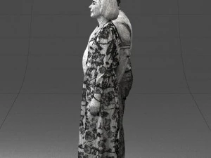 elderly couple 0491 3D Model