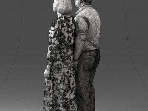 elderly couple 0491 Modelo 3D