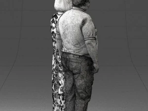 elderly couple 0491 3D Model