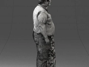 elderly couple 0491 3D Model
