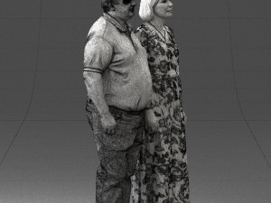 elderly couple 0491 Modelo 3D