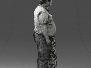 elderly couple 0491 3d print ready Model Cetak 3D