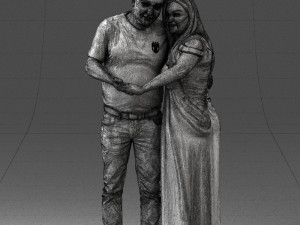 armenian bride and groom 0485 Modelo 3D