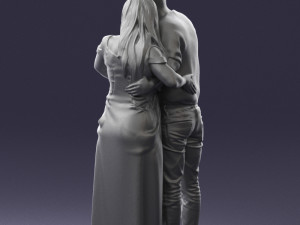 armenian bride and groom 0485 3d print ready 3D Принт Модель