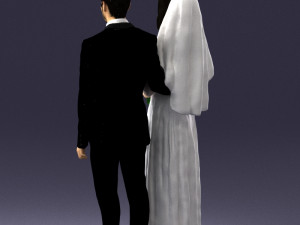 brideandgroombrunettes0481 3d print ready Modelo de Impressão 3D