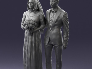 brideandgroombrunettes0481 3d print ready Modelo de Impressão 3D
