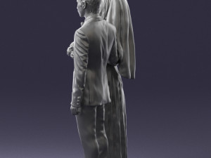 brideandgroombrunettes0481 3d print ready Modelo de Impressão 3D