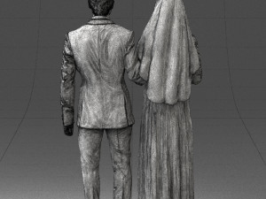 brideandgroombrunettes0481 3d print ready Modelo de Impressão 3D