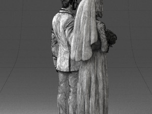 brideandgroombrunettes0481 3d print ready Modelo de Impressão 3D