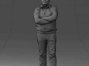 man red shirt and jeans 0494 3d print ready Modèles 3D en vedette