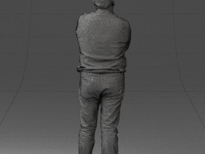 man red shirt and jeans 0494 3d print ready Modèles 3D en vedette