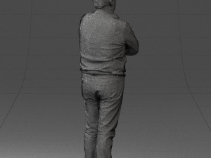 man red shirt and jeans 0494 3d print ready Modèles 3D en vedette