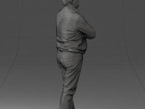 man red shirt and jeans 0494 3d print ready Modèles 3D en vedette