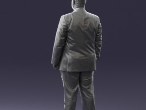 fat man in suit 0490 3D 모델