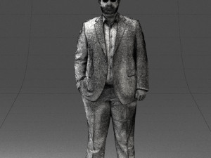 fat man in suit 0490 3D 모델