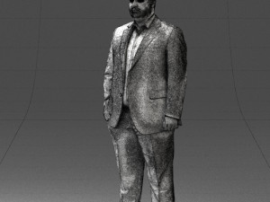 fat man in suit 0490 3D 모델