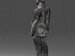 fat man in suit 0490 3D 모델