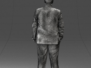 fat man in suit 0490 3D 모델
