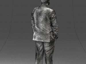 fat man in suit 0490 3D 모델