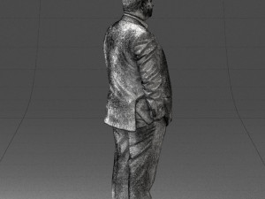 fat man in suit 0490 3D 모델