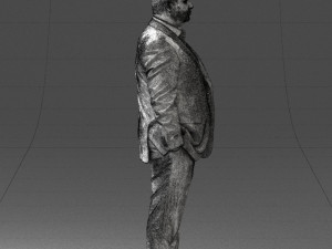 fat man in suit 0490 3D 모델