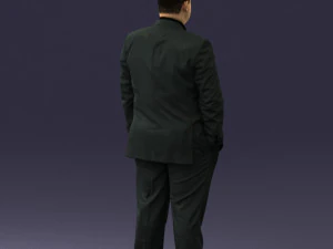 fat man in suit 0490 3d print ready 3D Print Model