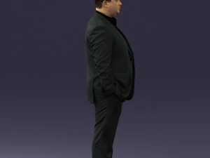 fat man in suit 0490 3d print ready 3D Print Model