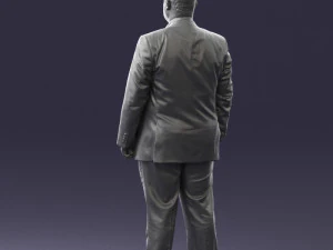fat man in suit 0490 3d print ready 3D Print Model
