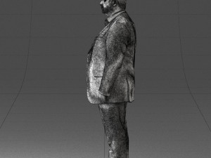fat man in suit 0490 3d print ready 3D 打印模型