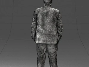 fat man in suit 0490 3d print ready 3D Print Model