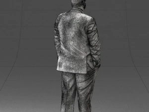 fat man in suit 0490 3d print ready 3D Print Model