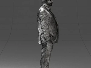fat man in suit 0490 3d print ready 3D Print Model