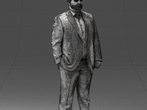 fat man in suit 0490 3d print ready 3D 打印模型