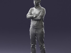 guy in blue sweater 0488 3Dモデル