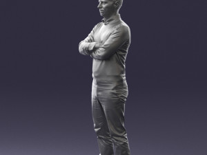 guy in blue sweater0488 3d print ready 3D Принт Модель