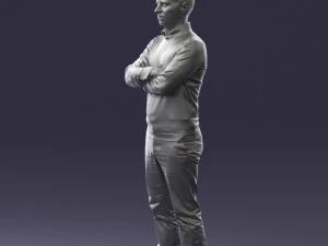 guy in blue sweater0488 3d print ready 3D Print Model