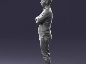 guy in blue sweater0488 3d print ready 3D Print Model
