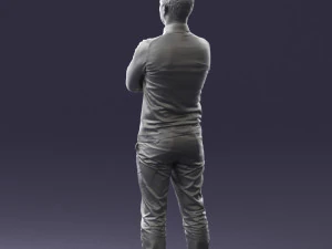 guy in blue sweater0488 3d print ready 3D Print Model