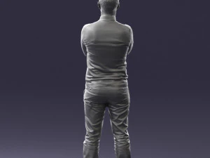 guy in blue sweater0488 3d print ready 3D Print Model