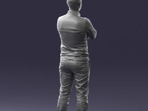guy in blue sweater0488 3d print ready 3D Print Model